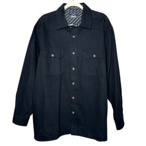 Levi's Mens Heavyweight Oversized Shacket Large Button Down Long Sleeve Jacket